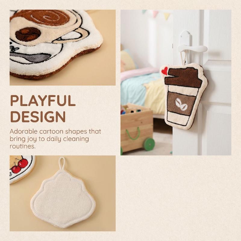 Quick Dry Absorbent Coffee Han - Jet Home Bathroom recension och pris