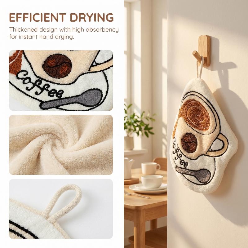Quick Dry Absorbent Coffee Han - Jet Home Bathroom recension och pris