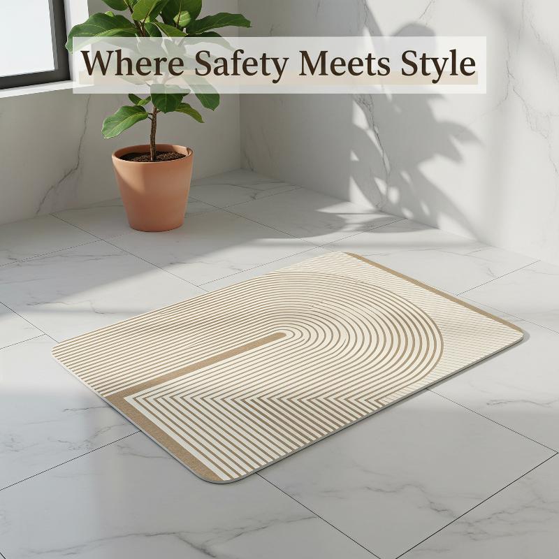 Diatomite Bath Mat Quick Dry A - Non Slip Bath Mat recension och pris