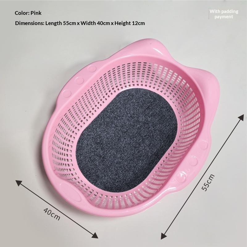 Plastic Cat Bed with Breathabl - Non Slip Bath Mat recension och pris
