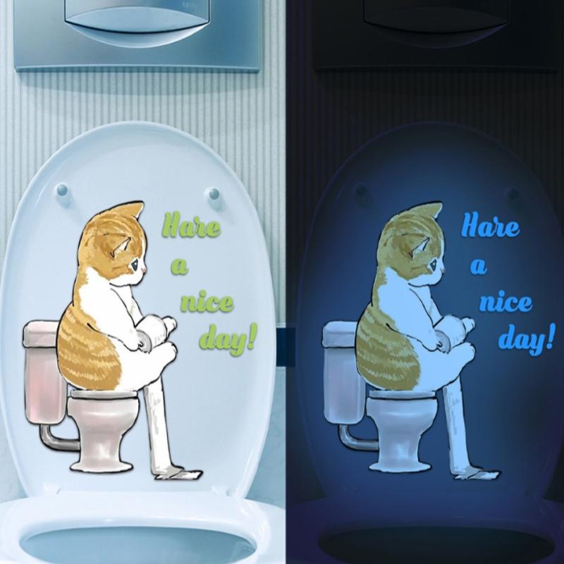 Bathroom Luminous Cat Squattin - Jet Home Bathroom recension och pris