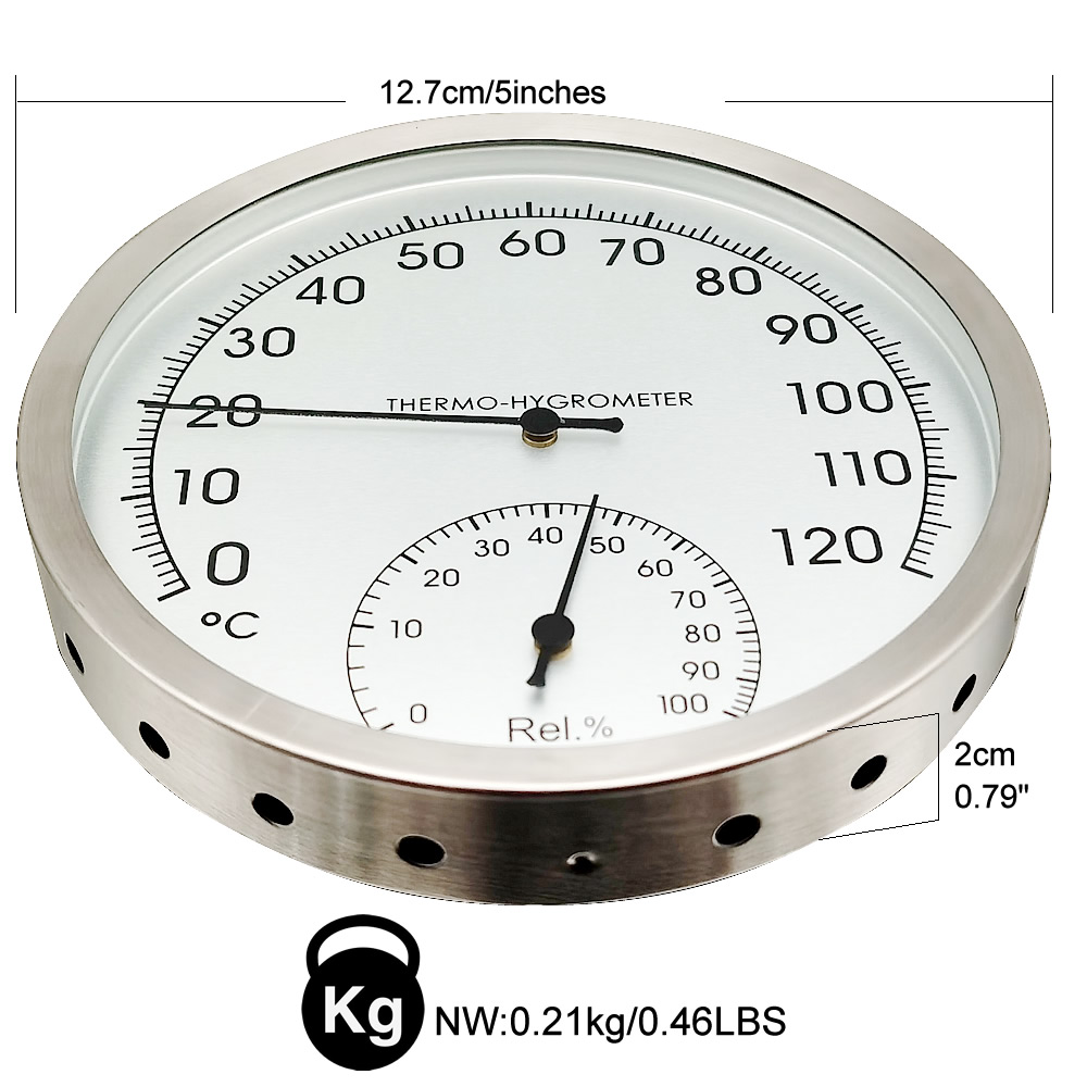 Temperature-Humidity-Meter Roo - Home Bathroom Sauna recension och pris