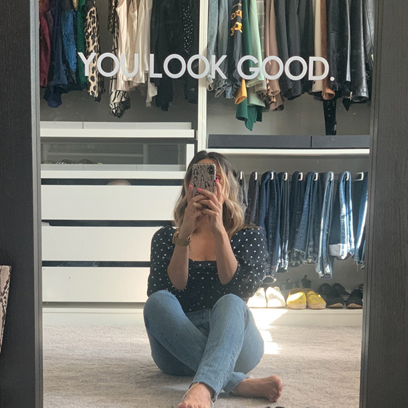 You Look Good Mirror Wall Stic - Home Bathroom Floor Tiles recension och pris