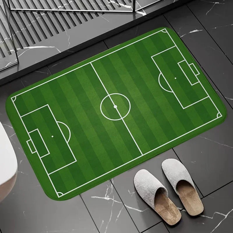 Soccer Field Pattern Door Mat  - Zara Home Bathroom Rug recension och pris