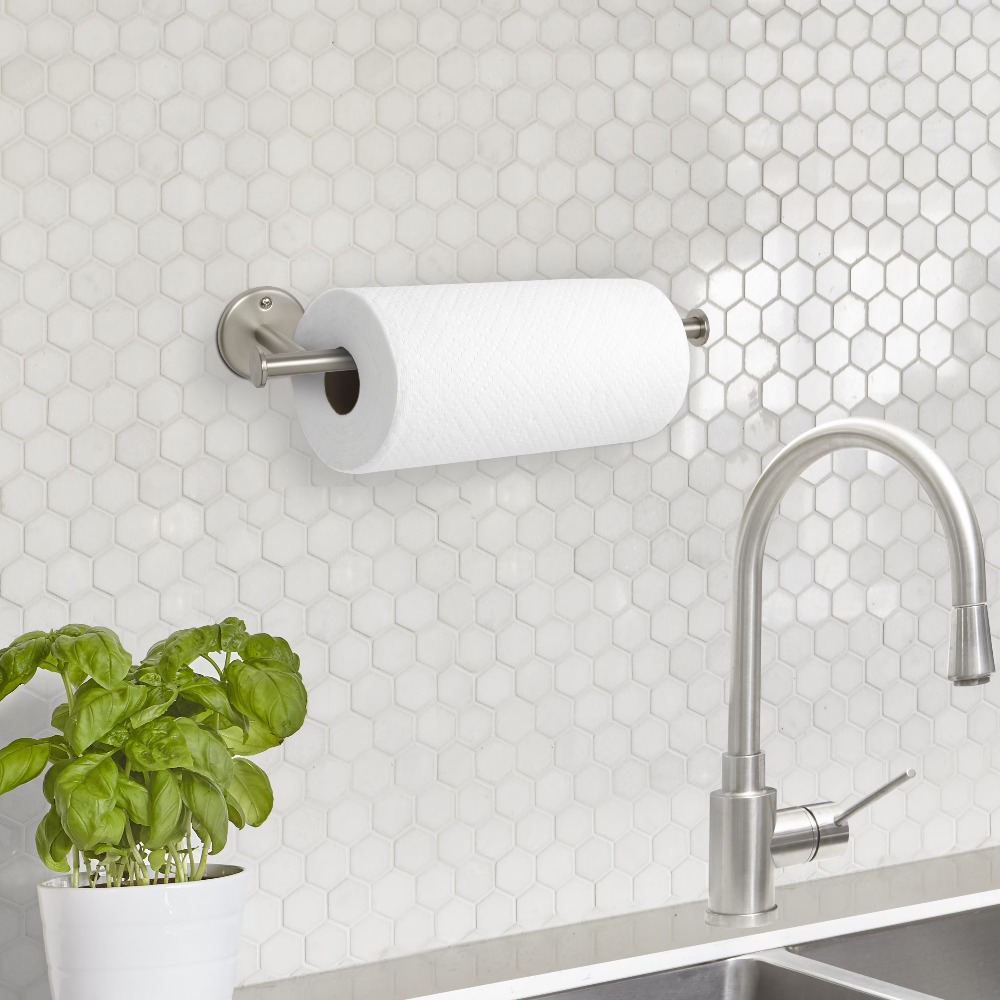 Metal Paper Towel Holder Wall  - Home Bathroom Paper Towel Dispenser recension och pris