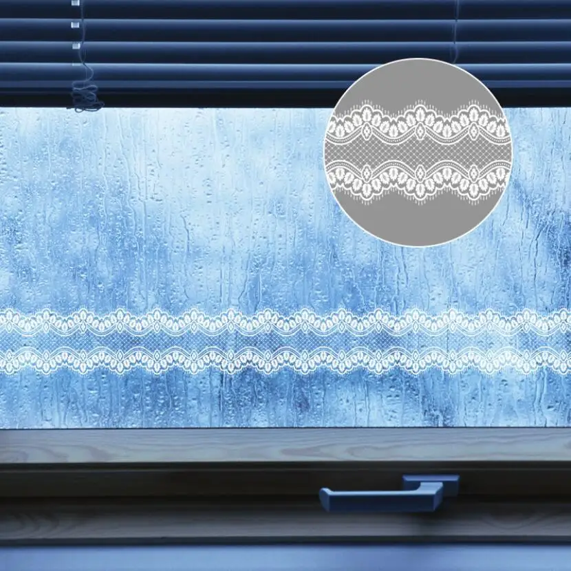 Sweet Lace Design Wallpaper Bo - Home Bathroom Window recension och pris