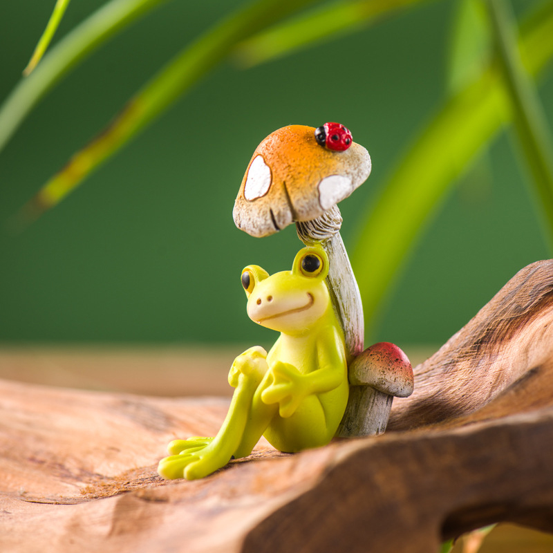 Resin Funny Frog Figurines For - Jet Home Bathroom recension och pris