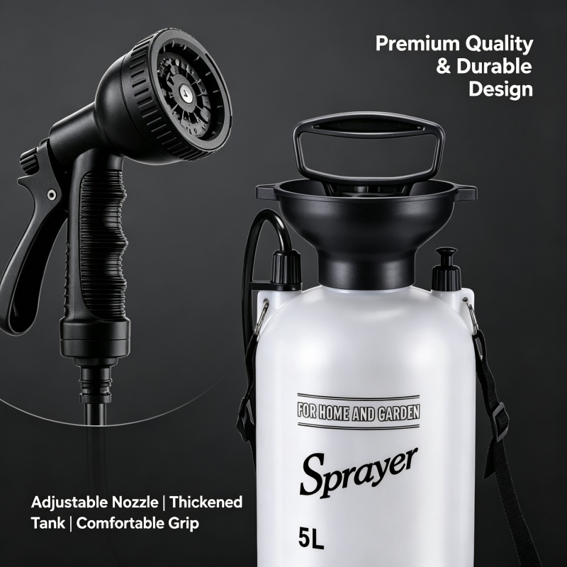 5L Portable Camping Shower Man - Shower Head Rain recension och pris